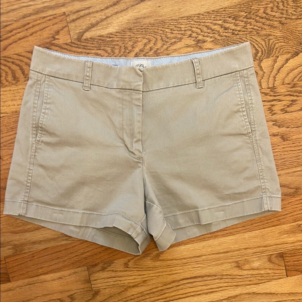 J. Crew Tan Bermuda Shorts Classic Cotton Twill